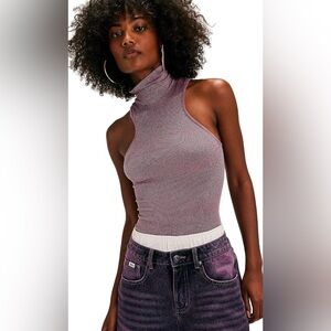 Free People Always Ready Seamless Turtleneck Tank M/L